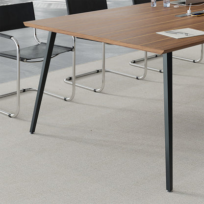 conference table with tapered legs