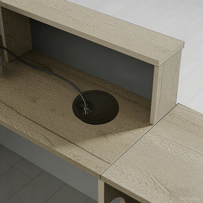 Smooth Scratch-Resistant Front Desk Surface