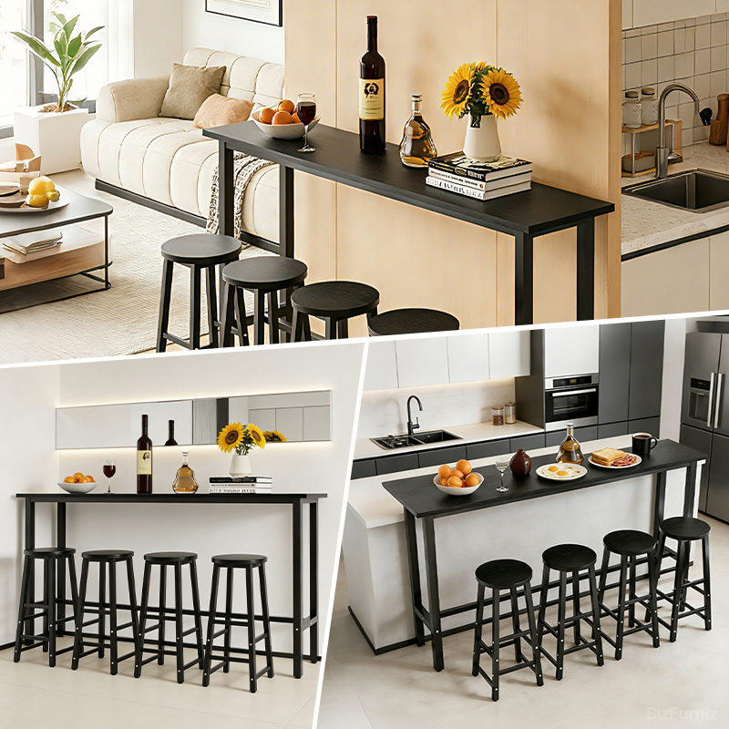 table set with solid build
