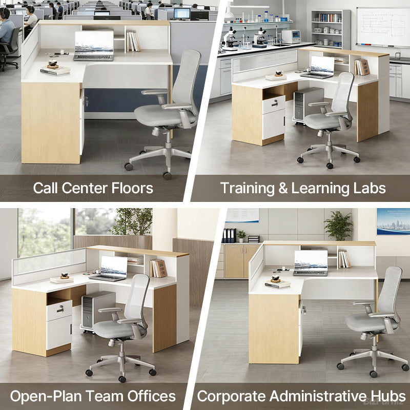modern office desk workstation