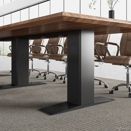 height-adjustable conference table surface