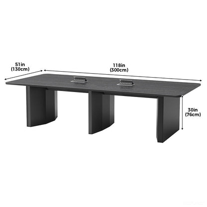 300cm Spacious Conference Table with Pop-up Power Outlet for Productive Team Meetings product view 2