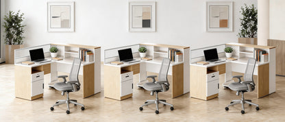 functional office desk workstation