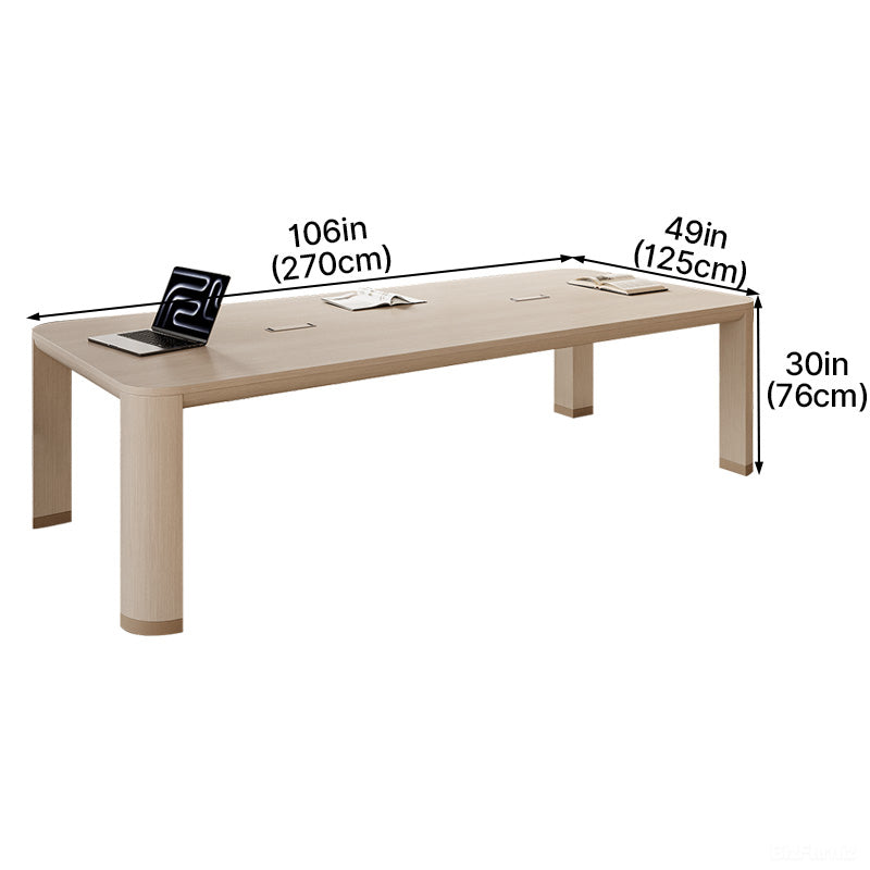 270cm(L) Conference Table with Integrated Cable Management for 6-10 people Conference Rooms and Collaborative product view 2