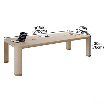 270cm(L) Conference Table with Integrated Cable Management for 6-10 people Conference Rooms and Collaborative product view 2