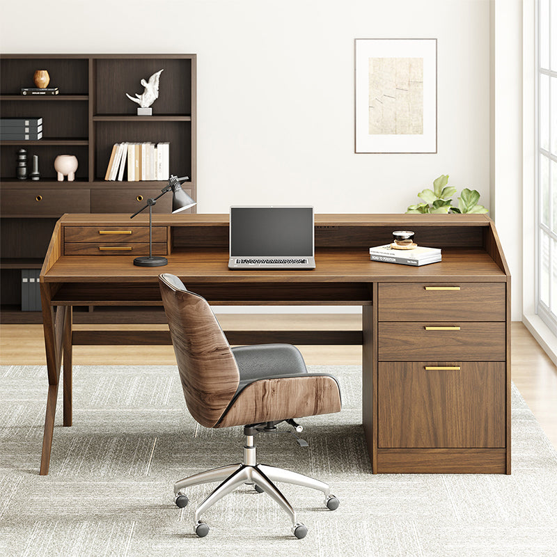 180cm Modern Office Desk with Cable Management Box for Home Office and Commercial Use product view 3