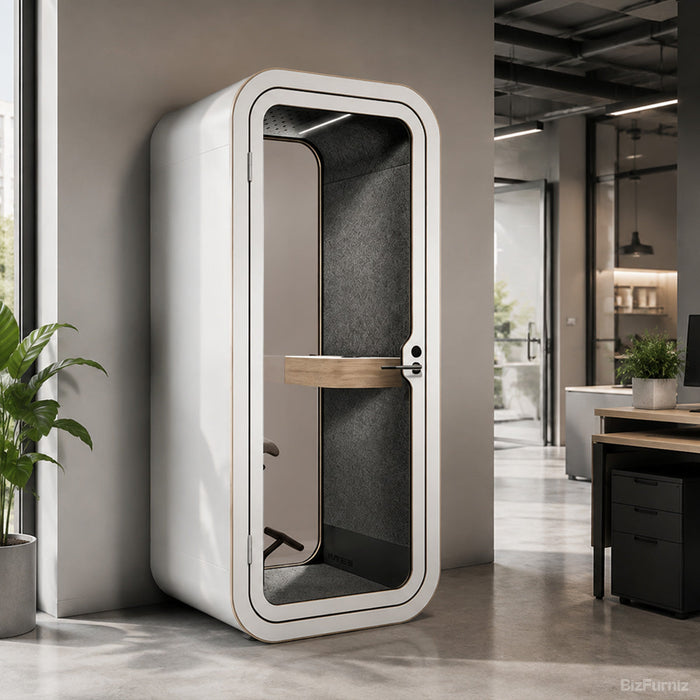 Soundproof Booth with Ventilation, Power Outlets and Mobile Casters product photo 14