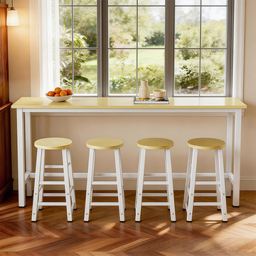 Modern 5-Piece Industrial Bar Table Set for Pantry/Kitchen/Balcony product view 2