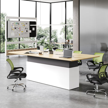 Modern Two-Tone Meeting Table