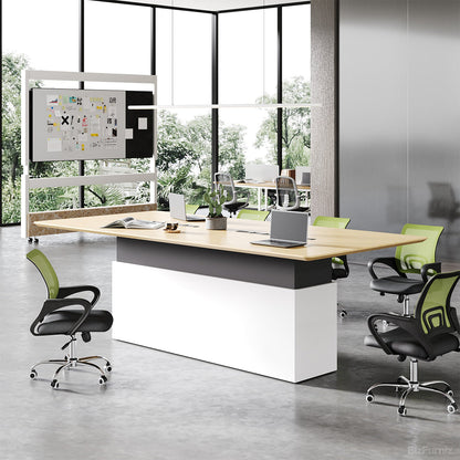 Modern Two-Tone Meeting Table