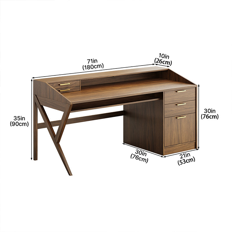 180cm Modern Office Desk with Cable Management Box for Home Office and Commercial Use product view 13