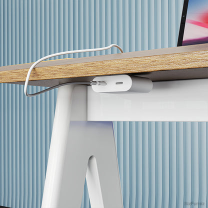 Desk Built-In Charging Port