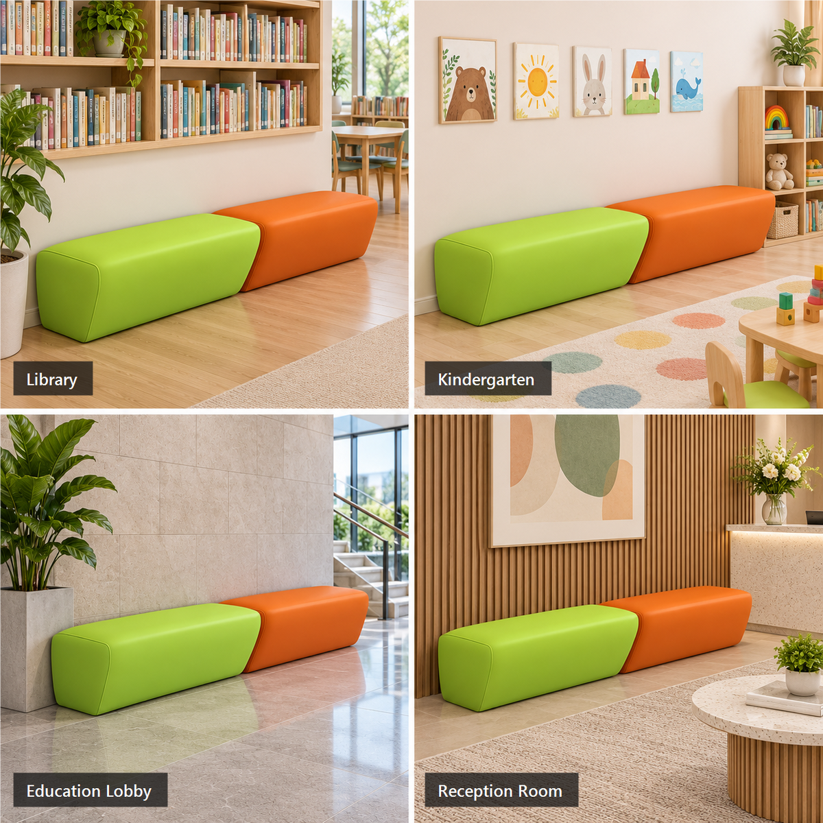 Designed for Reception, Library and Education Spaces