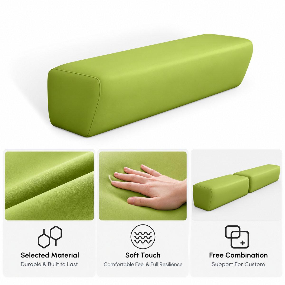 Comfortable Upholstery with Flexible Placement