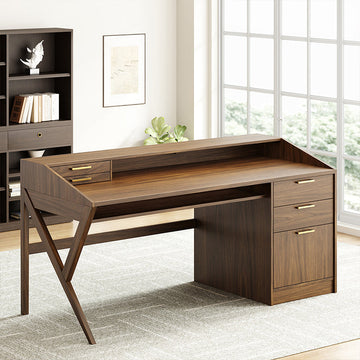 180cm Modern Office Desk with Cable Management Box for Home Office and Commercial Use for modern office workspace