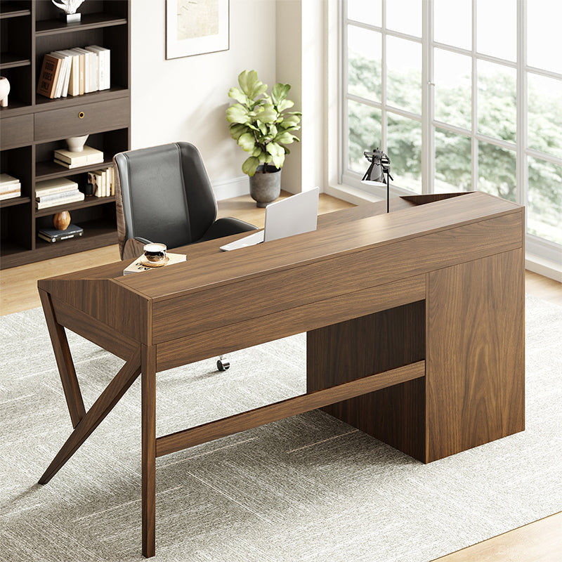 180cm Modern Office Desk with Cable Management Box for Home Office and Commercial Use product view 12