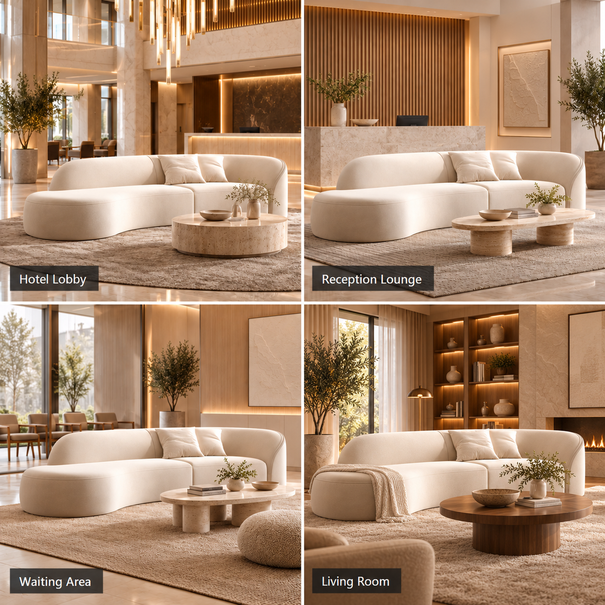 Versatile Lounge and Living Spaces