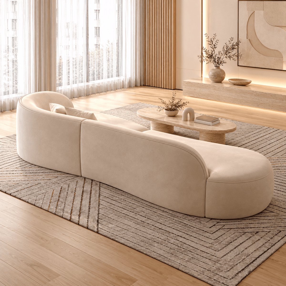 Clean Upholstered Rear Profile