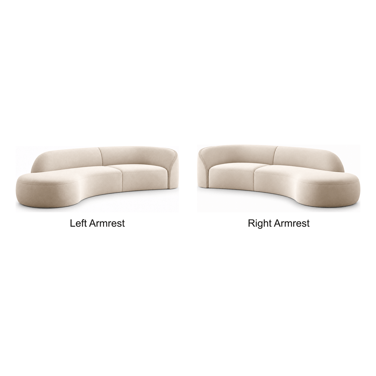 Left and Right Armrest Options