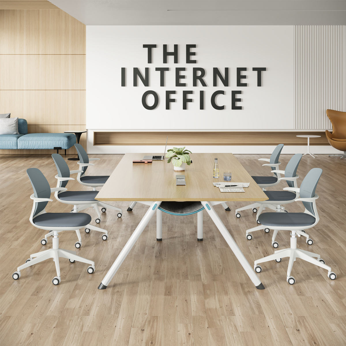 Minimalist Conference Table: Elevate Every Connection