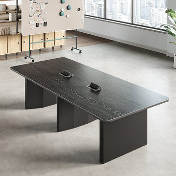 300cm Spacious Conference Table with Pop-up Power Outlet for Productive Team Meetings for modern office workspace