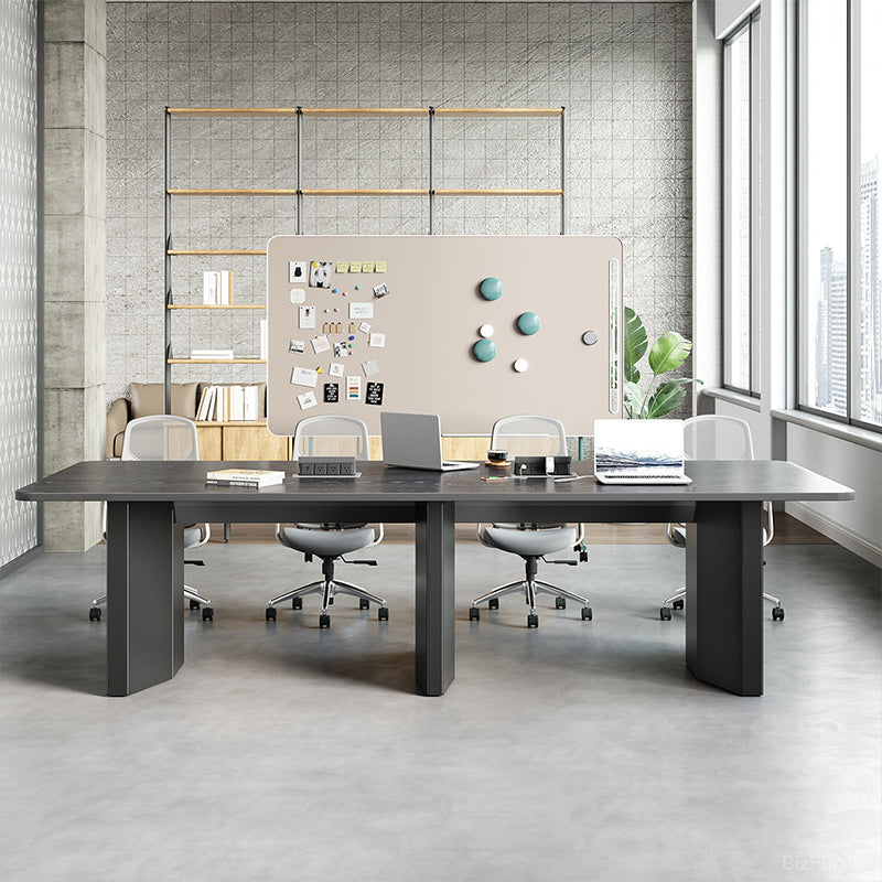 300cm Spacious Conference Table with Pop-up Power Outlet for Productive Team Meetings product view 3