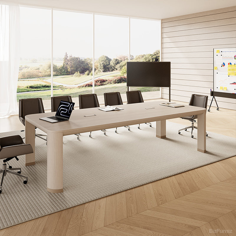 270cm(L) Conference Table with Integrated Cable Management for 6-10 people Conference Rooms and Collaborative product view 8