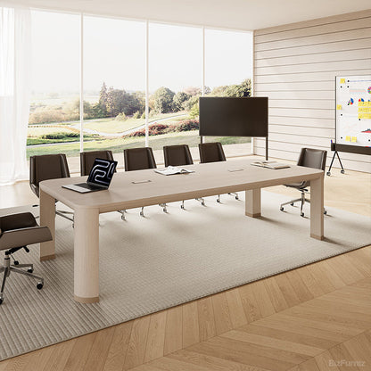 270cm(L) Conference Table with Integrated Cable Management for 6-10 people Conference Rooms and Collaborative product view 8