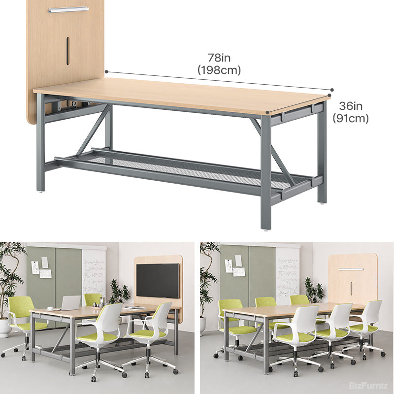 Spacious 198cm x 91cm Tabletop - Comfortably Seats 4-6 People