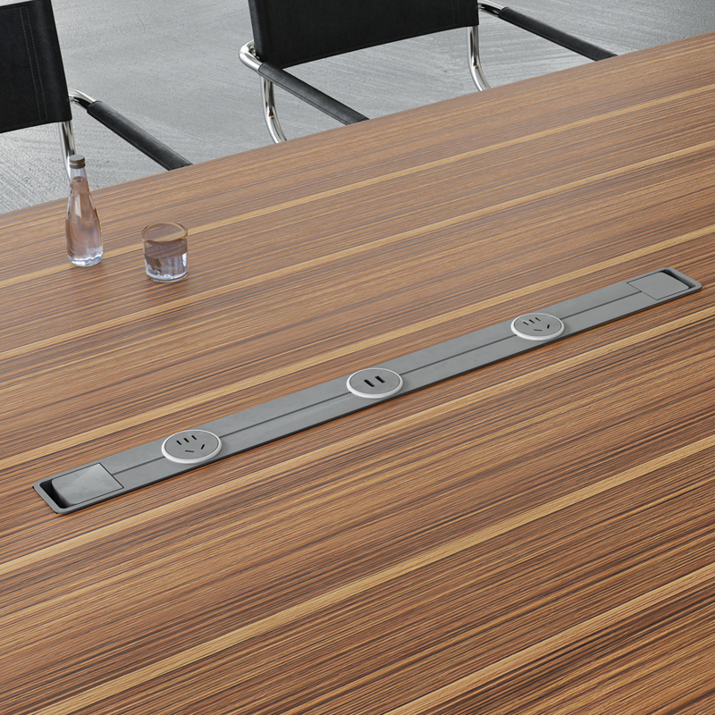 Premium Walnut-Textured Surface
