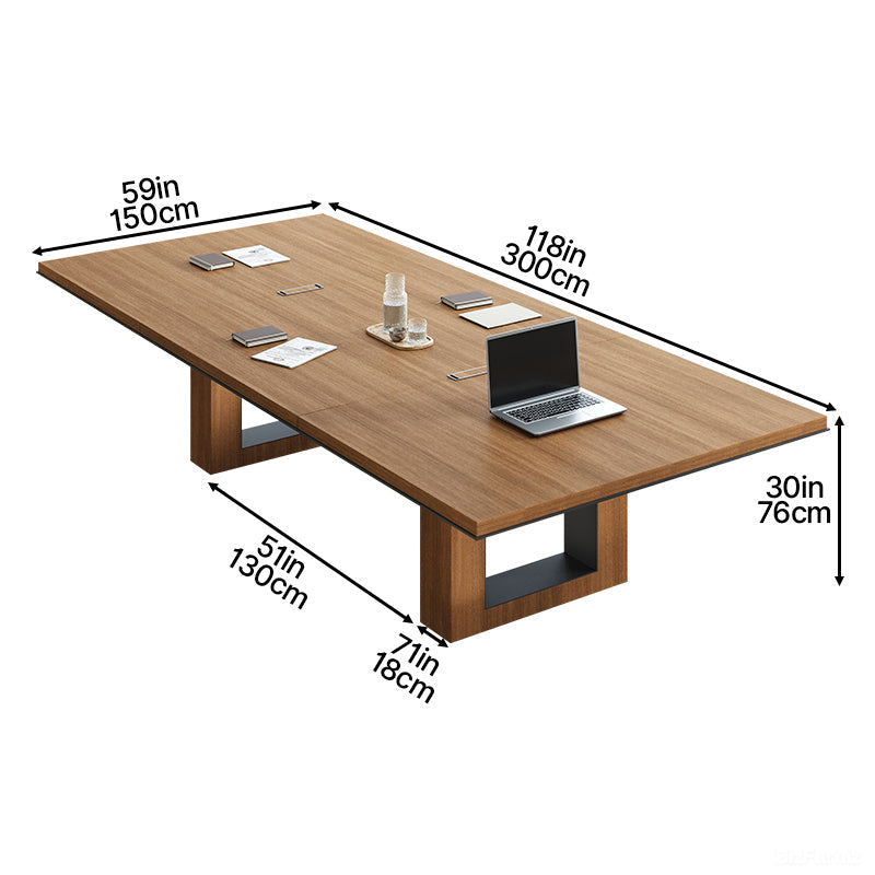 300cm Conference Table with Cable Management & Durable Surface for Teams of 8-12