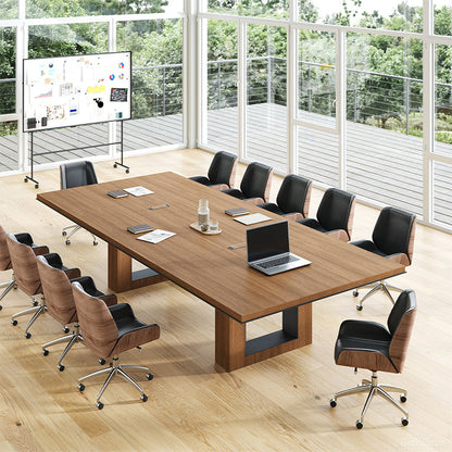 Spacious Conference Table with Cable Management and Durable Surface for Team for modern office workspace