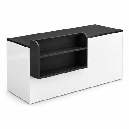 White + Black reception counter - Right Type