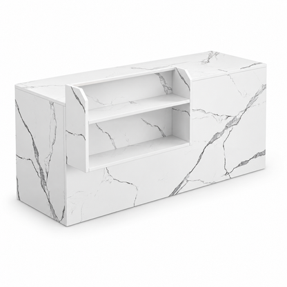 White Marble reception counter - Right Type