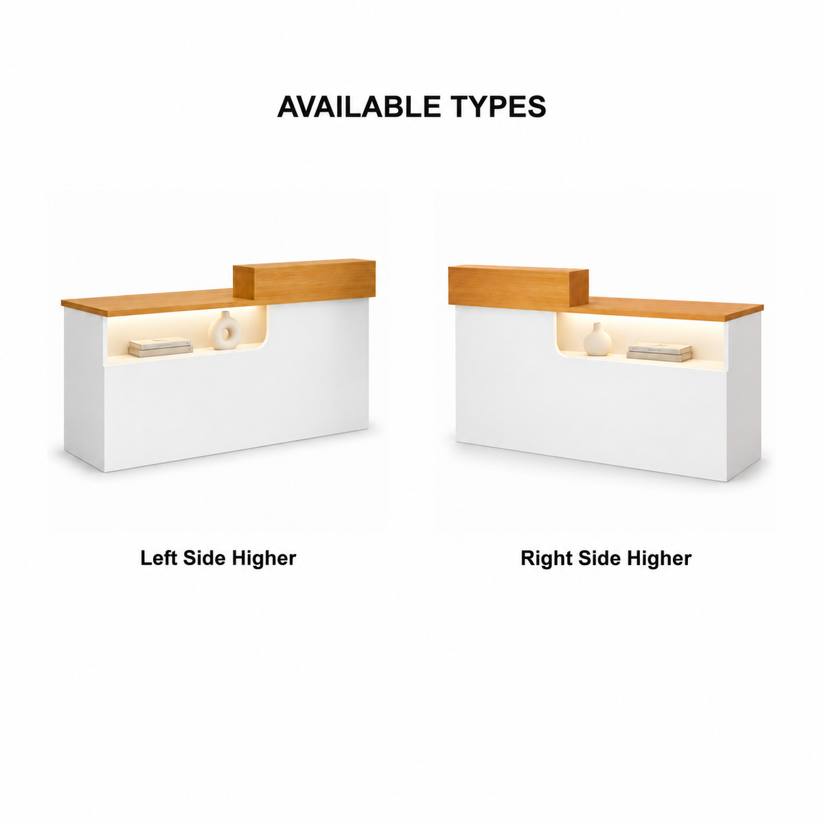 Left or Right Raised Counter