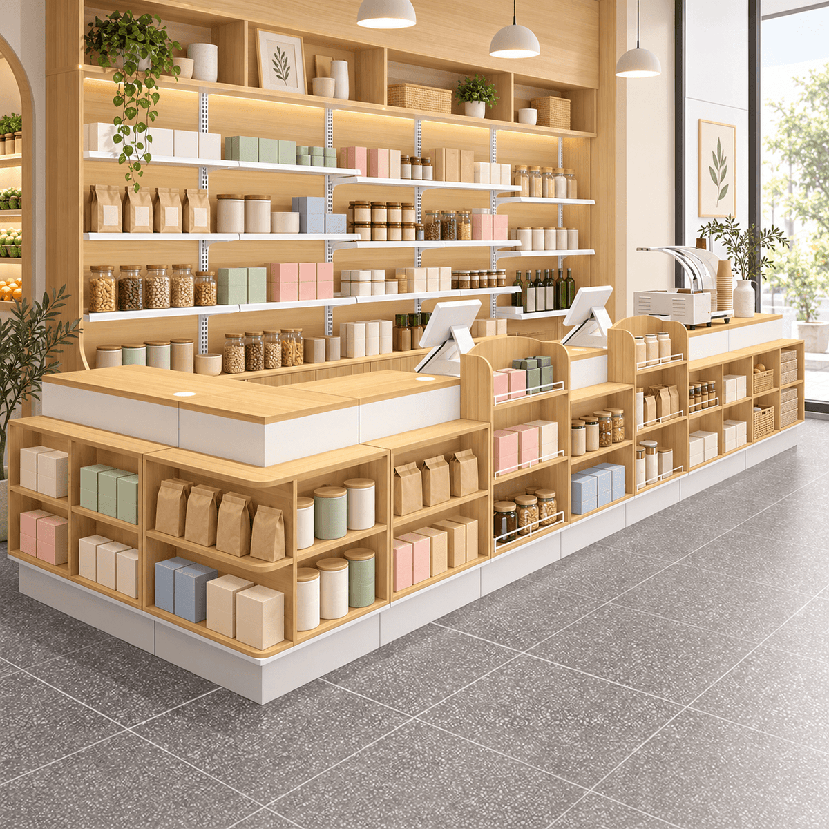 A Modular Checkout for Flexible Retail Layouts