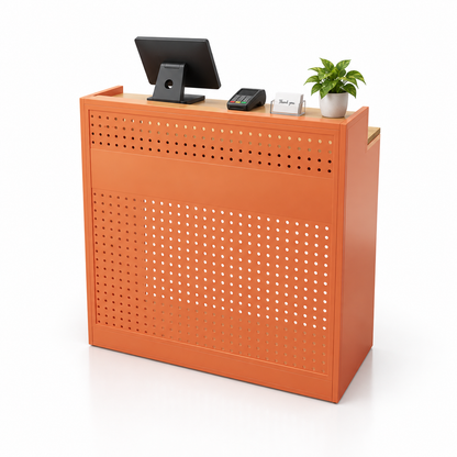 Colourful Perforated Reception Counter with Lockable Storage — ChatGPT 图像 2026年10月10日 19_05_09-6