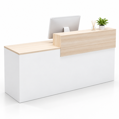 JDT-6013 White + Natural Wood Right Type