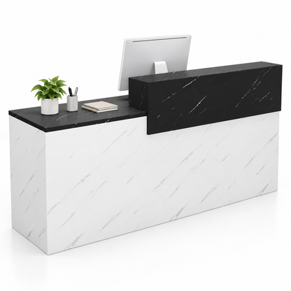 JDT-6013 Black Marble-Look + White Right Type