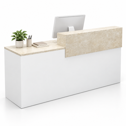 JDT-6013 Light Wood + White Brick-Look Left Type