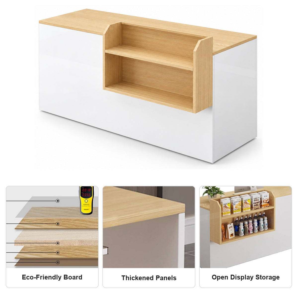 Open Front Display Shelving