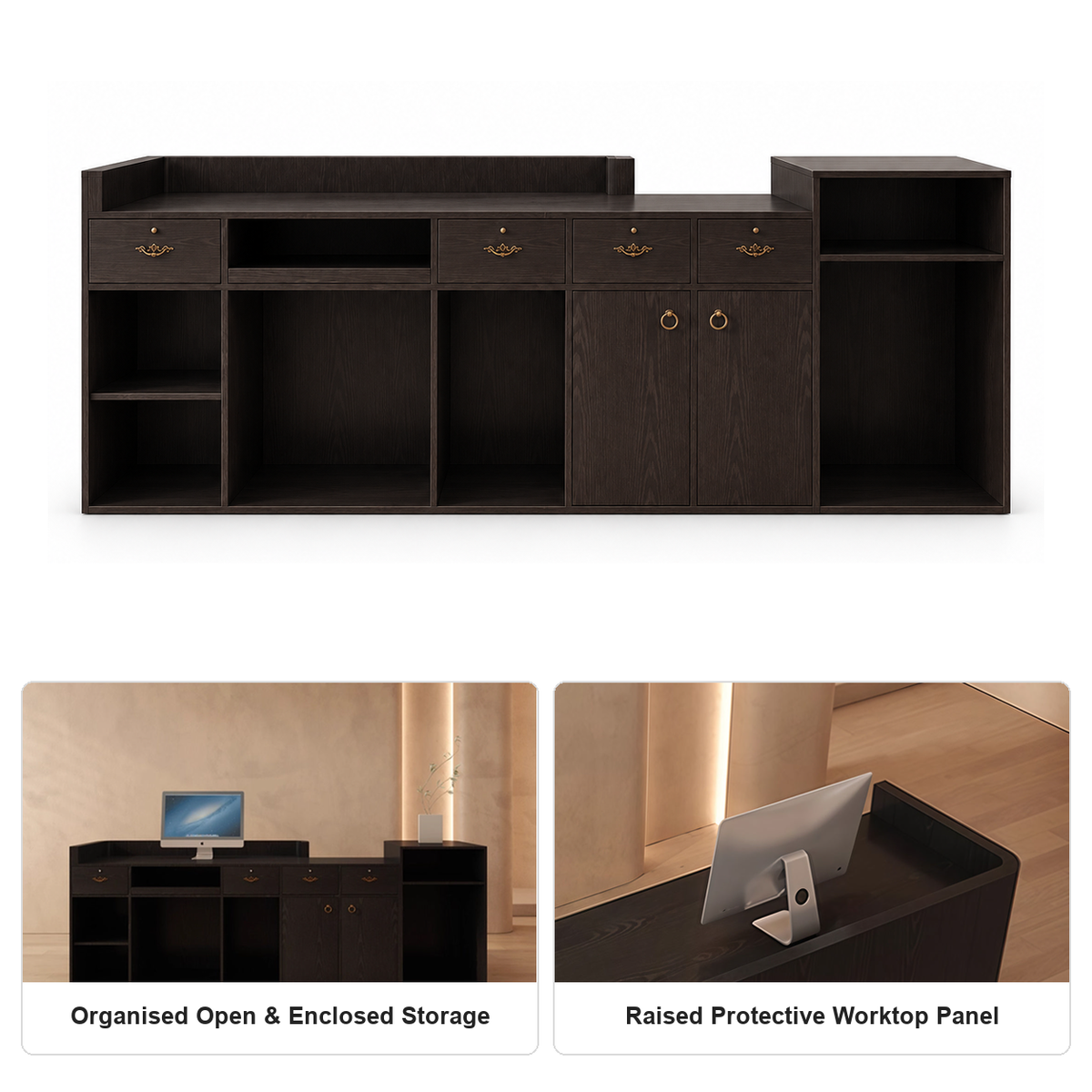Large-Capacity Storage & Protective Top Panel