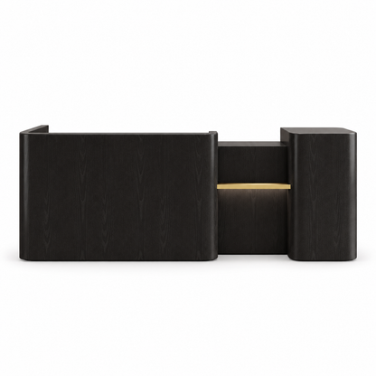 Black reception counter - Right Type
