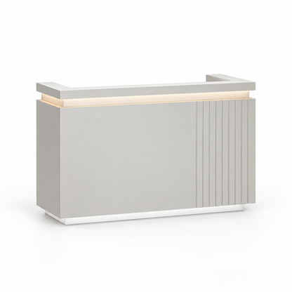 Modern Reception Counter with Grooved Feature Panel & Storage — ChatGPT 图像 2026年10月10日 13_50_20-1