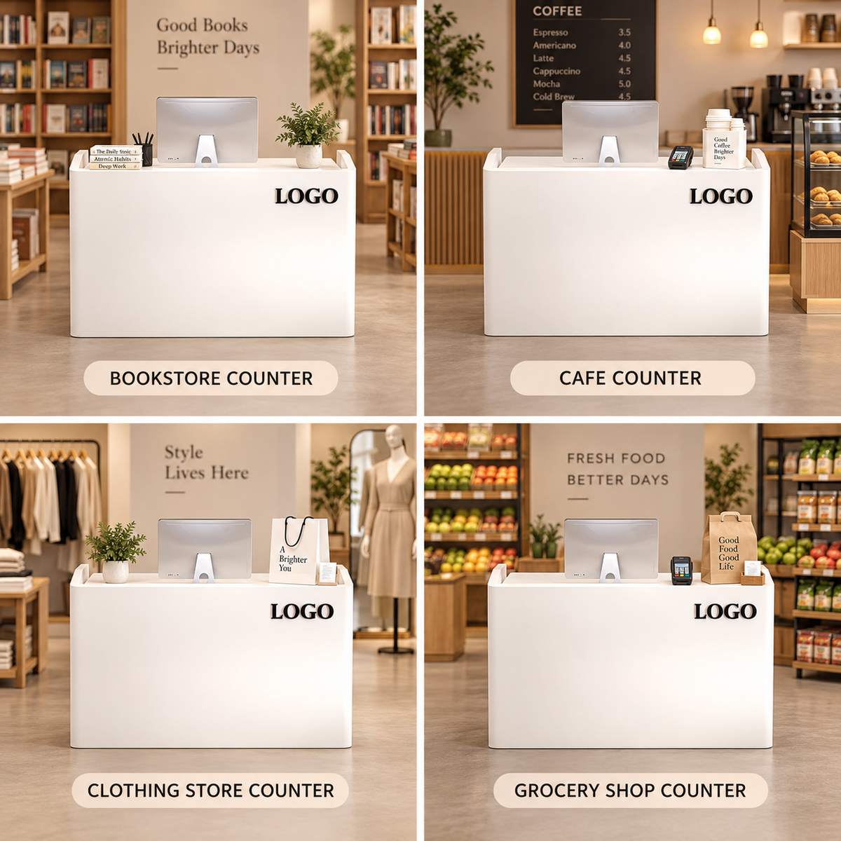 Style a Counter Around Your Business