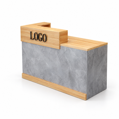 Two-Tier Reception Counter with Lockable Storage & Logo Panel — ChatGPT 图像 2026年10月10日 14_54_26-10
