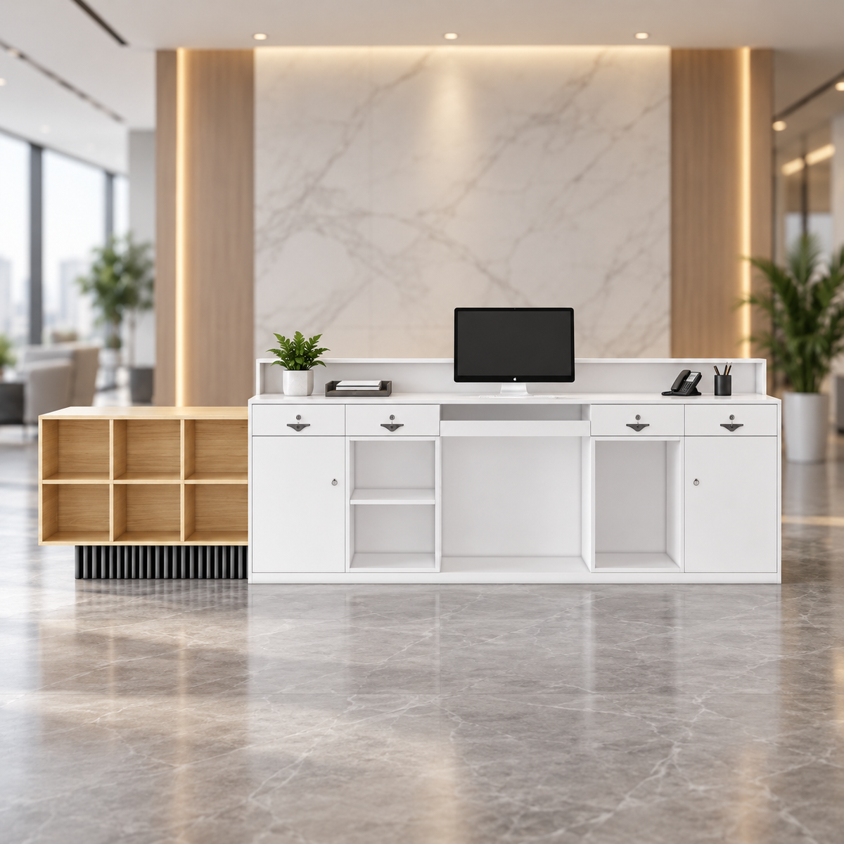 A Workspace Behind the Welcome