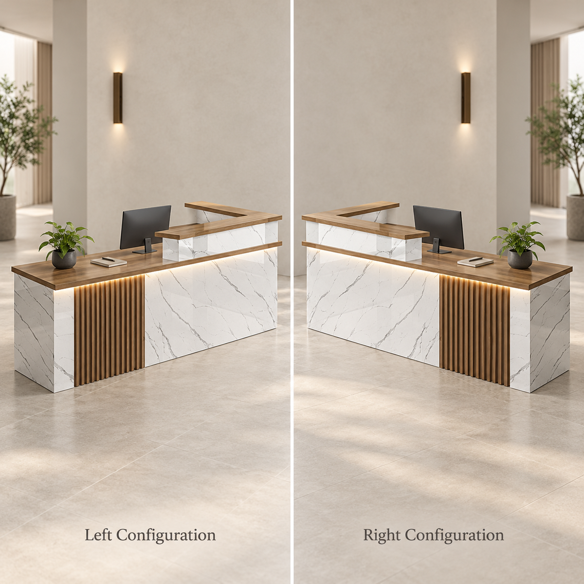 Compare Left and Right Arrangements