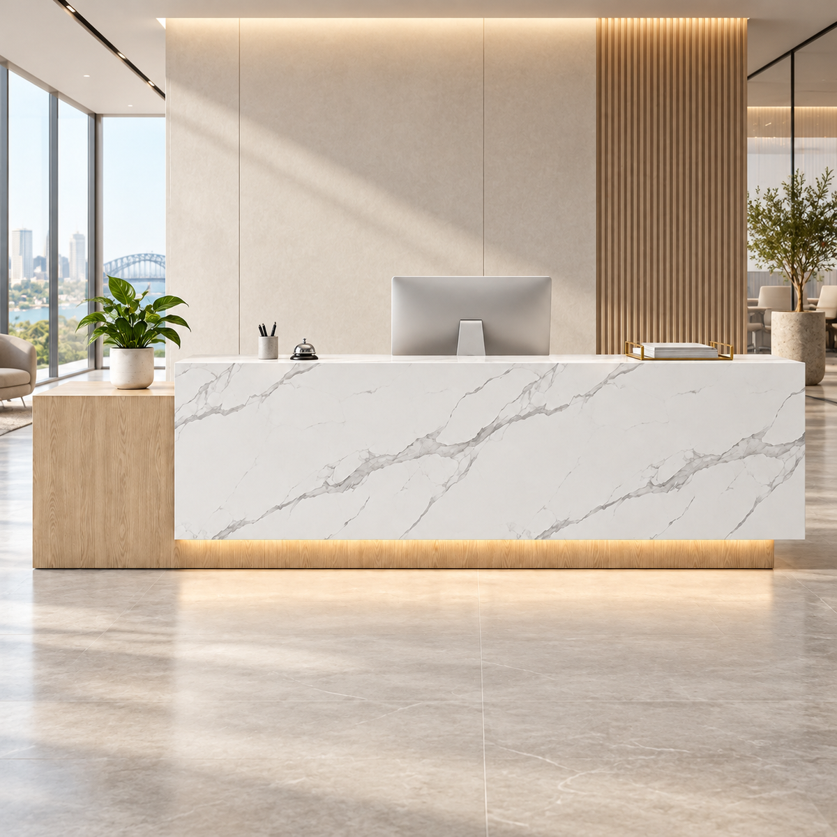 Finish Choices for a Coordinated Space
