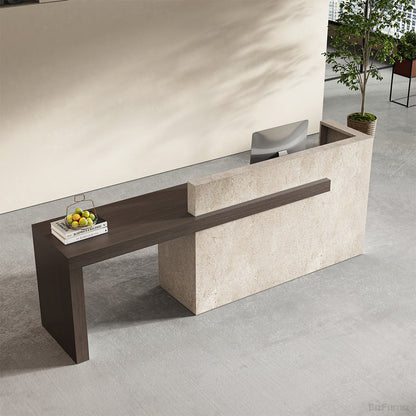 274.3cm Reception Desk with Counter, Drawers, File Hangers & Built-in Power Hub product photo 5